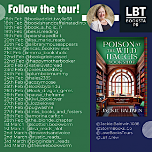 Poison at the Wild Haggis Bookshop - Jackie Baldwin Blog tour